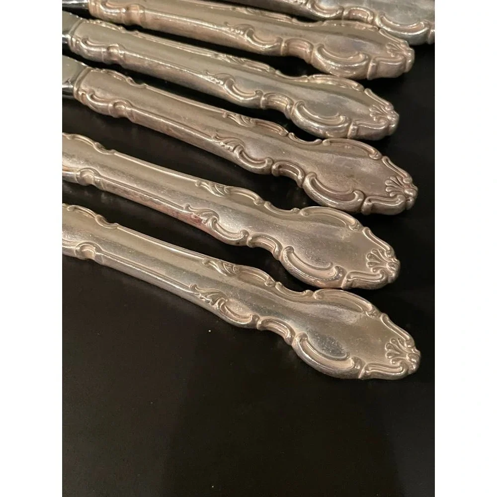 Reed and Barton Mirrorstele Set of Knives/Serving Pieces